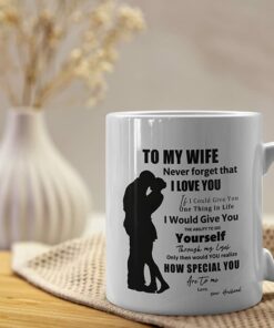 Gift For Wife - 11 Oz Gift Mug - Birthday Gifts For Wife, Valentine's Day, Wife Anniversary Romantic Gifts For Her