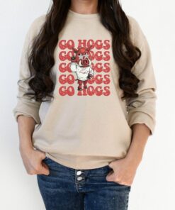 Go Hogs Sweatshirt, Arkansas Crewneck, Arkansas Razorbacks Sweater, Woo Pig Sooie Crewneck, University of Arkansas Sweatshirt, Football Tee, Hoodie