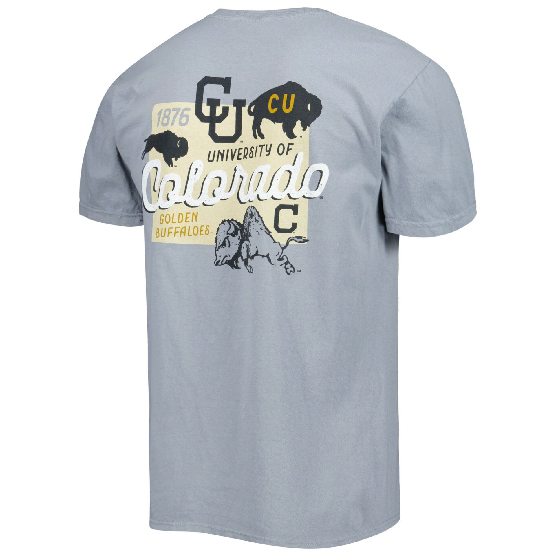 Graphite Colorado Buffaloes Vault State Comfort T-Shirt, CU Buffs Sweatshirt, Shirt, Hoodie Gifts for NCAA Fans