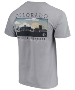 Gray Colorado Buffaloes Comfort Colors Campus Scenery T-Shirt, CU Buffs Sweatshirt, Shirt, Hoodie Gifts for NCAA Fans