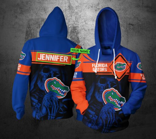 Ho42 Florida Gators 3D All Over Print Zip Hoodie Gifts For Ncaa Fans