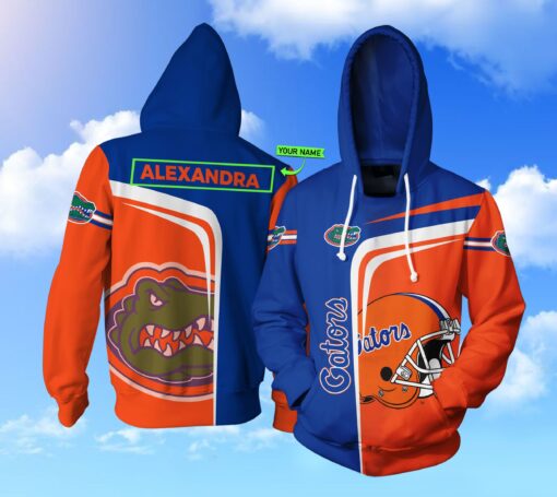 Ho88 3D Hoodie Florida Gators 3D All Over Print Zip Hoodie Gifts For Ncaa Fans