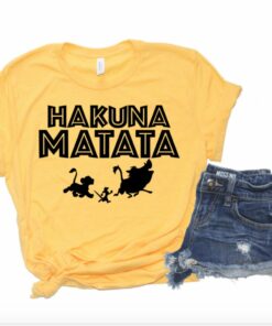 Hakuna Matata, Unisex Disney Shirt, Disney Shirt for Women, Family Disney Shirts, Disney Shirts, Disney Shirts for kids, Lion King