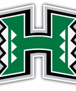 Hawaii Warriors University College NCAA Logo Vinyl Decals Sticker For Car Truck Door And Window Laptop Gifts For Fans