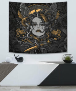 Head Of Medusa Tapestry for Wall Décor