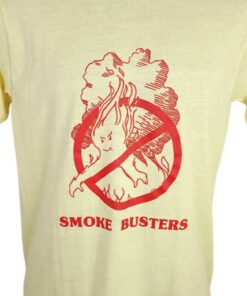 Helena National forest T Shirt Vintage Style 80s Smoke Busters T-Shirt Sweatshirt Pullover Hoodie Reprinted Full Color Full Size