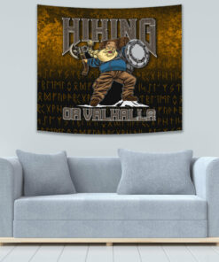 Hiking or Valhalla Tapestry for Wall Décor
