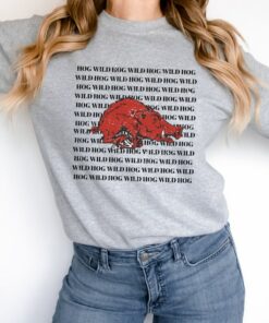 Hog Wild Sweatshirt, Arkansas Sweatshirt, Razorback Crewneck, Arkansas Football Sweater, University of Arkansas Sweatshirt, Go Hogs Shirt, Hoodie
