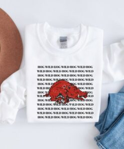 Hog Wild Sweatshirt, Arkansas Sweatshirt, Razorback Crewneck, Arkansas Football Sweater, University of Arkansas Sweatshirt, Go Hogs Shirt, Hoodie