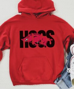 Hogs Hoodie, Arkansas Sweatshirt, Arkansas Razorback Pullover, University of Arkansas Hoodie, Woo Pig Sooie Sweatshirt, Go Hogs Pullover