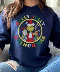 Holly Jolly Grinchmas Sweatshirt, The Grinch Sweatshirt, Christmas Sweatshirt, Merry Grinchmas Sweater, Most Wonderful Time of The Year