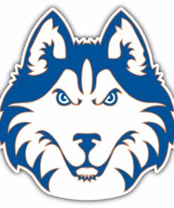 Houston Baptist Huskies College NCAA Logo Vinyl Decals Sticker For Car Truck Door And Window Laptop Gifts For Fans