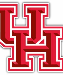 Houston Cougars University College NCAA Logo Vinyl Decals Sticker For Car Truck Door And Window Laptop Gifts For Fans