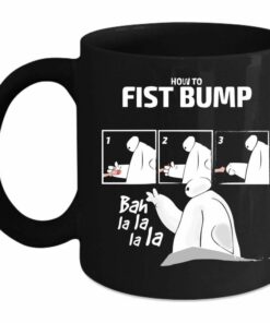 How To Fist Bump Bah La La La Mug, Big Hero 6 Baymax Cup Coffee Mug