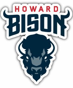 Howard Bison University College NCAA Logo Vinyl Decals Sticker For Car Truck Door And Window Laptop Gifts For Fans