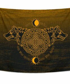 Huginn Muninn Ravens from Odin Viking Tapestry for Wall Décor