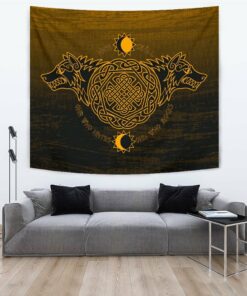 Huginn Muninn Ravens from Odin Viking Tapestry for Wall Décor