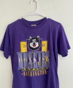Huskies Washington Vintage Shirt Single Stitch, UW Hoodie College Student Gift, University Basketball Fan Shirt