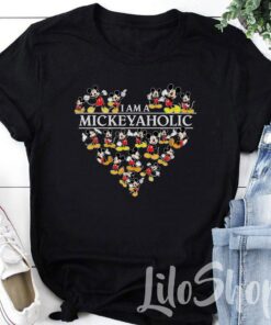 I Am A Mickeyaholic Shirt, Mickey Mouse Shirts, Disney Family Shirts, Matching Disney Shirt, Disneyland Tee Shirt, Disney Trip Shirt Gift Adult Kid Toddler Tee