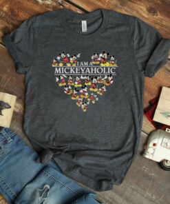 I Am A Mickeyaholic Shirt, Mickey Mouse Shirts, Disney Family Shirts, Matching Disney Shirt, Disneyland Tee Shirt, Disney Trip Shirt Gift Adult Kid Toddler Tee