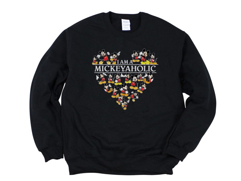 I Am A Mickeyaholic Shirt, Mickey Mouse Shirts, Disney Family Shirts, Matching Disney Shirt, Disneyland Tee Shirt, Disney Trip Shirt Gift Adult Kid Toddler Tee
