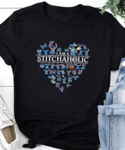 I Am A Stitchaholic Shirt, Cute Stitch Shirt, Funny Stitch Shirt, Disney Shirts, Lilo and Stitch Shirt, Disney Matching Vacation Shirts Gift Adult Kid Toddler Tee