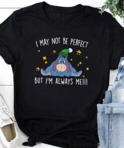 I May Not Be Perfect But I'm Always Me, Funny Eeyore Shirt, Winnie The Pooh Shirt, Eeyore Shirts, Disney Family Shirts, Disney Trip Shirt Gift Adult Kid Toddler Tee