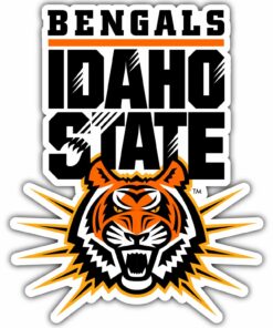 Idaho State Bengals College NCAA Logo Vinyl Decals Sticker For Car Truck Door And Window Laptop