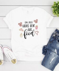 I'm Just Here For The Food Disney Shirt, Disney Snacks Shirt, Family Disney Trip Tee, Disney Life T-shirt, Disney World Tee, Disney Vacation Gift Adult Kid Toddler Tee