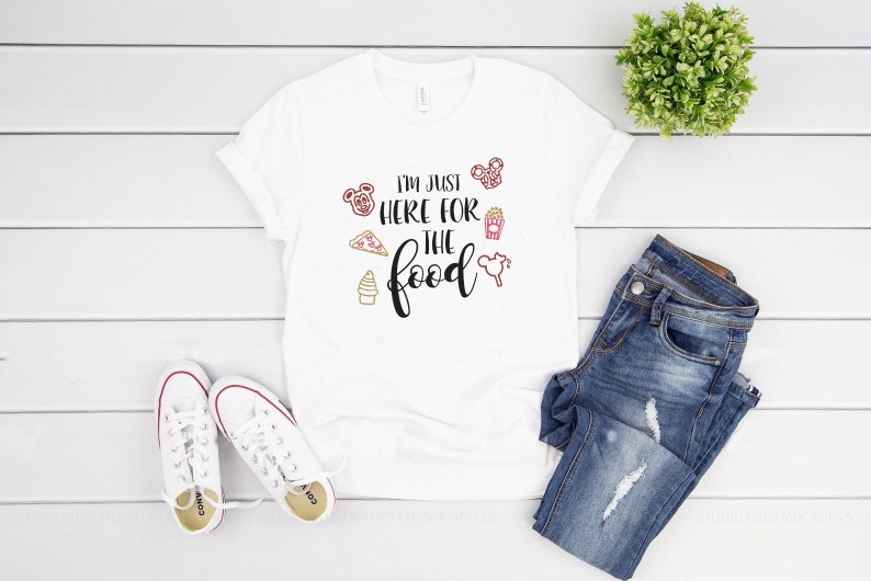 I'm Just Here For The Food Disney Shirt, Disney Snacks Shirt, Family Disney Trip Tee, Disney Life T-shirt, Disney World Tee, Disney Vacation Gift Adult Kid Toddler Tee