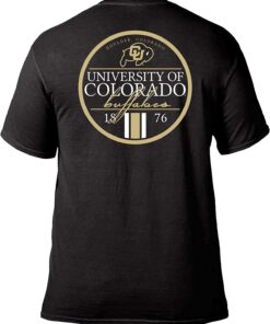 Image One Adult Unisex's NCAA Simple Circle Lines Short Sleeve Comfort Color Tee