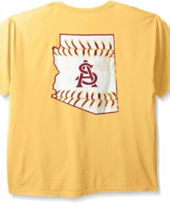 Image One Laces Short Sleeve Comfort Color T-Shirt, Arizona State Sun Devils NCAA Sweatshirts, Hoodie, Shirt Gifts for Fans