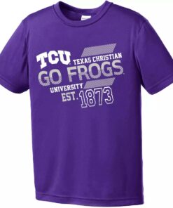 Image One Youth TCU Horned Frogs Offsides Competitor T-Shirt, University Football Fan Shirt, TCU Shirts Gift for Fans