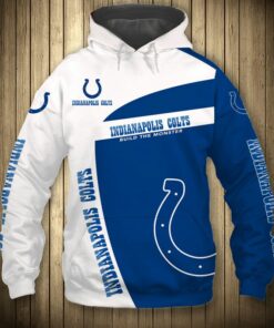 Indianapolis Colts Hoodies 3D Build the Monster Gifts for Fans