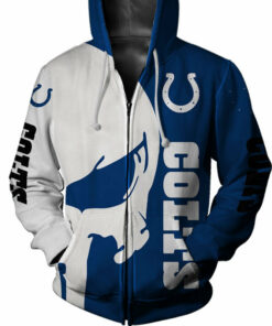 Indianapolis Colts Hoodies Skull Printed Gifts for Fans