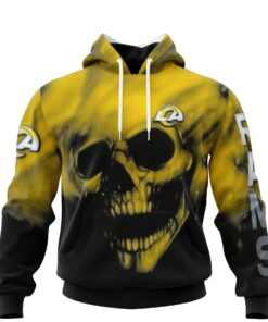 Indianapolis Colts Skull Hoodies Custom Name & Number Gifts for Fans