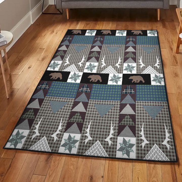 Indoor Outdoor Rugs, Rustic Rug, Rustic Rug, Rustic Lodge Area Rugs, Carpet for Living Room A25