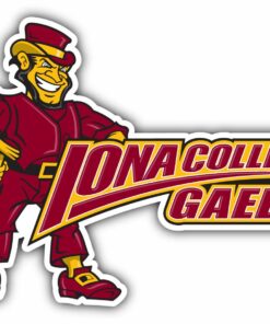 Iona Gaels University College NCAA Logo Vinyl Decals Sticker For Car Truck Door And Window Laptop Gifts For Fans