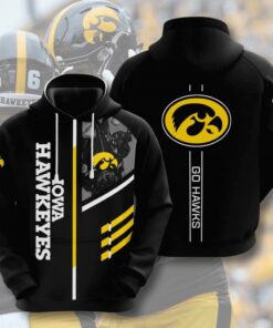 Iowa Hawkeyes Hoodie 3D All Over Print Zip Hoodie Gifts For Ncaa Fanst