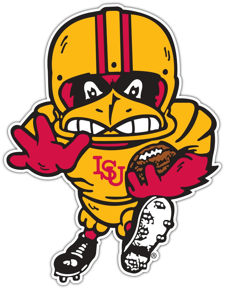Iowa State Cyclones NCAA Logo Vinyl Decals Sticker For Car Truck Door And Window Laptop Gifts For Fans