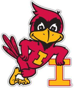 Iowa State Cyclones NCAA Vinyl Decals Sticker For Car Truck Door And Window Laptop Gifts Idea