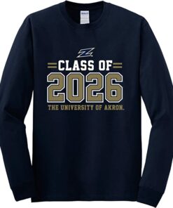 J2 Sport University Of Akron Zips Class Of 2026 Long Sleeve T-Shirt