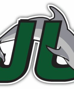 Jacksonville Dolphins College NCAA Logo Vinyl Decals Sticker For Car Truck Door And Window Laptop Gift For Fans