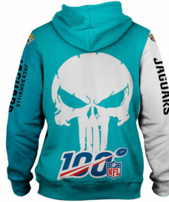 Jacksonville Jaguars Hoodies Skull Printed Gifts for Fans