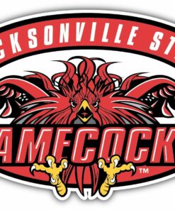 Jacksonville State Gamecocks College NCAA Logo Vinyl Decals Sticker For Car Truck Door And Window Laptop Gifts For Fans