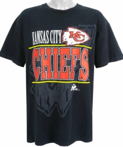 Kansas City Chiefs Single Stitch T-Shirt 1990s Vintage Style Hoodie Sweatshirt Reprinted Full Size Gifts for NFL Fans