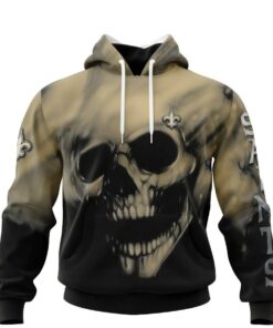 Kansas City Chiefs Skull Hoodies Custom Name & Number Gifts for Fans