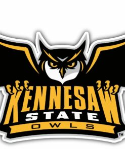 Kennesaw State Owls University College NCAA Logo Vinyl Decals Sticker For Car Truck Door And Window Laptop Gifts For Fans