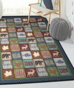Kitchen Rugs, Rustic Cabin Rug, Rustic Rug, Rustic Lodge Area Rugs, Carpet for Living Room A20