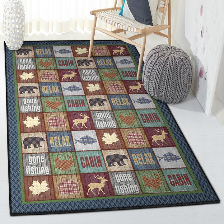 Kitchen Rugs, Rustic Cabin Rug, Rustic Rug, Rustic Lodge Area Rugs ...